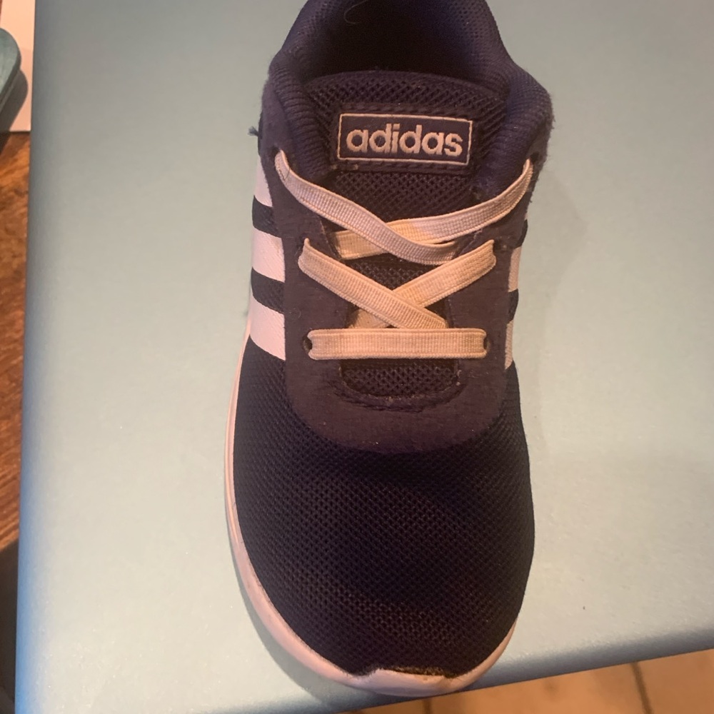 Boys Toddler Size 8 Adidas Blue and white